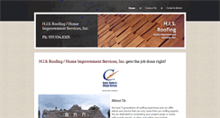 Desktop Screenshot of hisroofing.biz