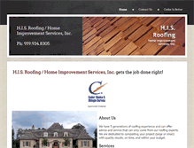 Tablet Screenshot of hisroofing.biz